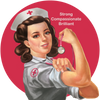 Strong, Compassionate, Brilliant- Nurse Bracelet